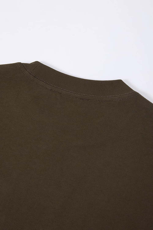 Heavyweight Relaxed Crew T-Shirt - Brown