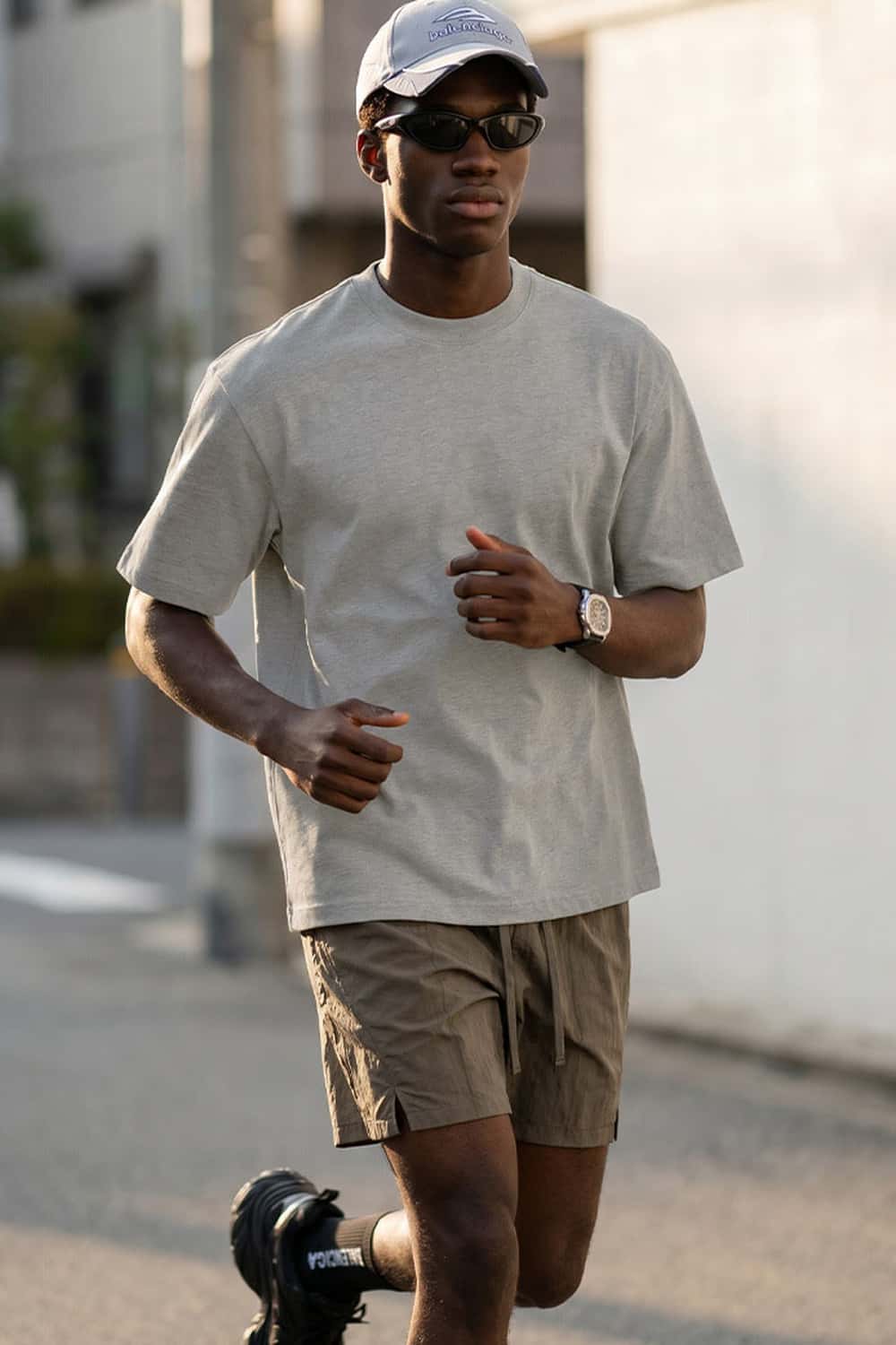 Heavyweight Relaxed Crew T-Shirt - Heather Gray