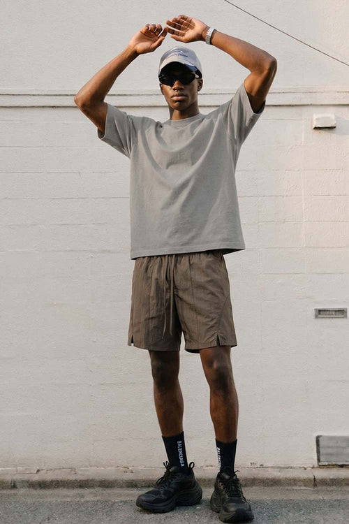 Heavyweight Relaxed Crew T-Shirt - Heather Gray