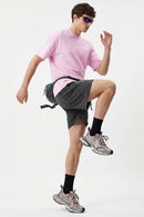 Heavyweight Relaxed Crew T-Shirt - Light Pink