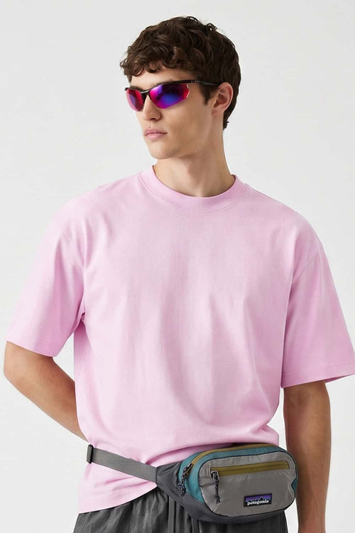 Heavyweight Relaxed Crew T-Shirt - Light Pink