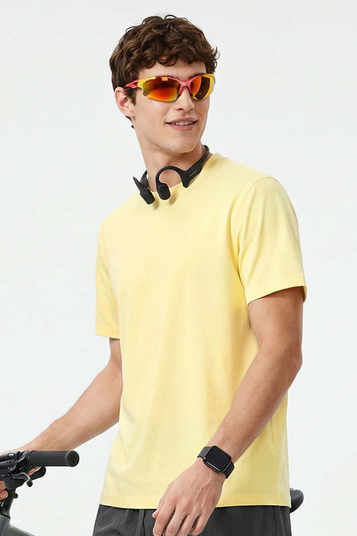 Heavyweight Relaxed Crew T-Shirt - Yellow