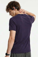 Lightweight Quick-Dry Training T-Shirt - Purple