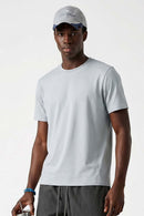 Quick-Dry Stretch Crew T-Shirt - Blue