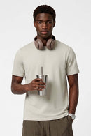 Quick-Dry Stretch Crew T-Shirt - Light Khaki