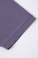 Quick-Dry Stretch Crew T-Shirt - Purple