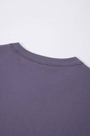 Quick-Dry Stretch Crew T-Shirt - Purple