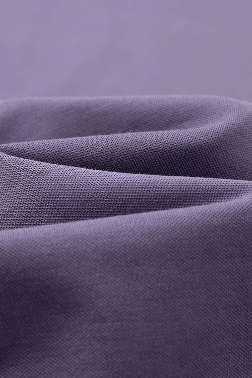 Quick-Dry Stretch Crew T-Shirt - Purple