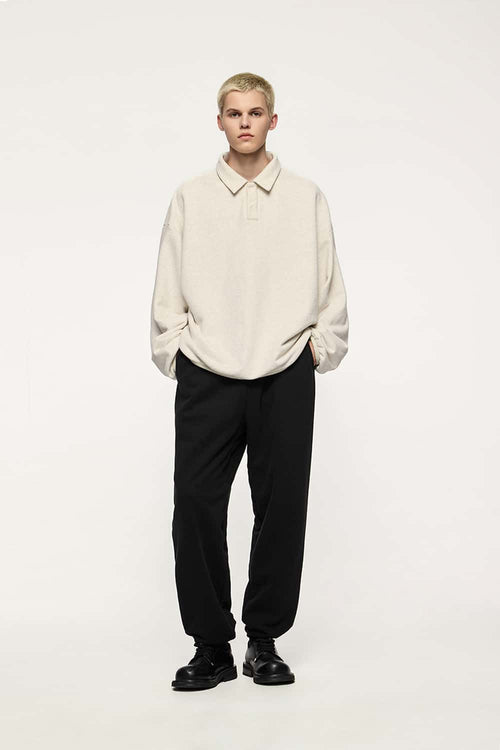 Relaxed Fleece Jogger Sweatpants - Active Black