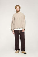Relaxed Fleece Jogger Sweatpants - Brown