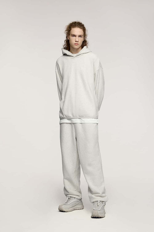 Relaxed Fleece Jogger Sweatpants - Flower Gray
