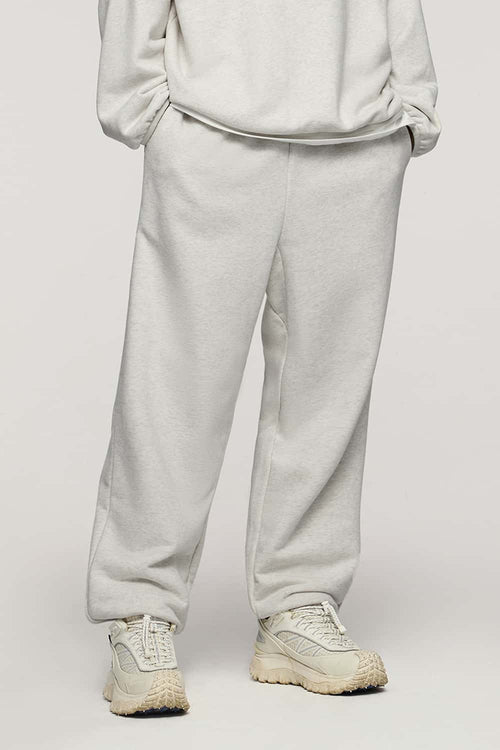 Relaxed Fleece Jogger Sweatpants - Flower Gray