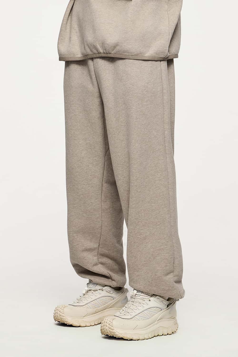 Relaxed Fleece Jogger Sweatpants - Heather Gray