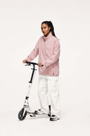 Heavyweight Fleece Zip-Up Jacket - Pale Pink