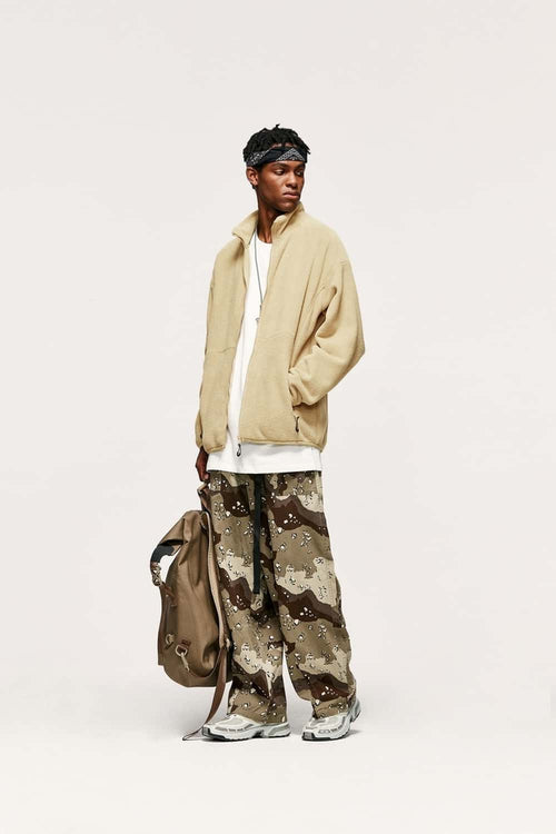 Heavyweight Fleece Zip-Up Jacket - Yellow
