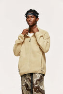 Heavyweight Fleece Zip-Up Jacket - Yellow