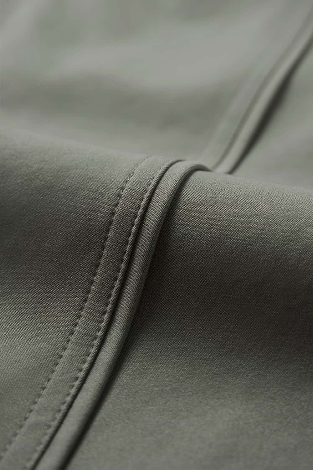 Utility Zip-Up Stand Collar Vest - Gray