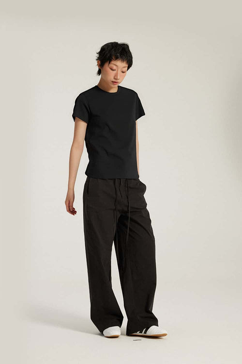 Heavyweight Crew Neck T-Shirt - Black