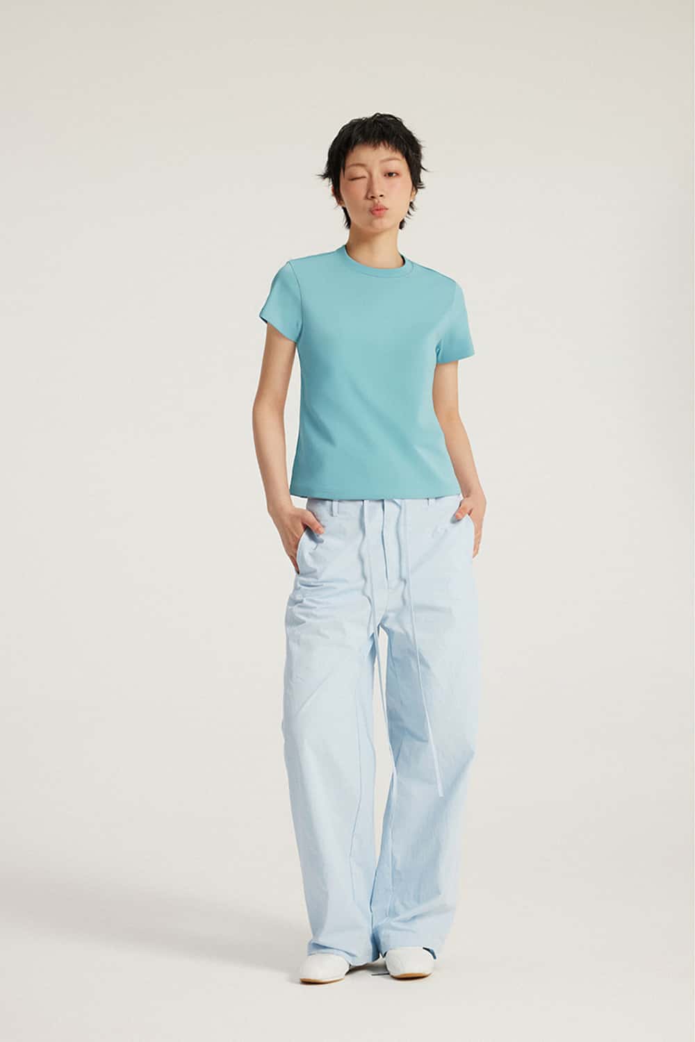 Heavyweight Crew Neck T-Shirt - Teal