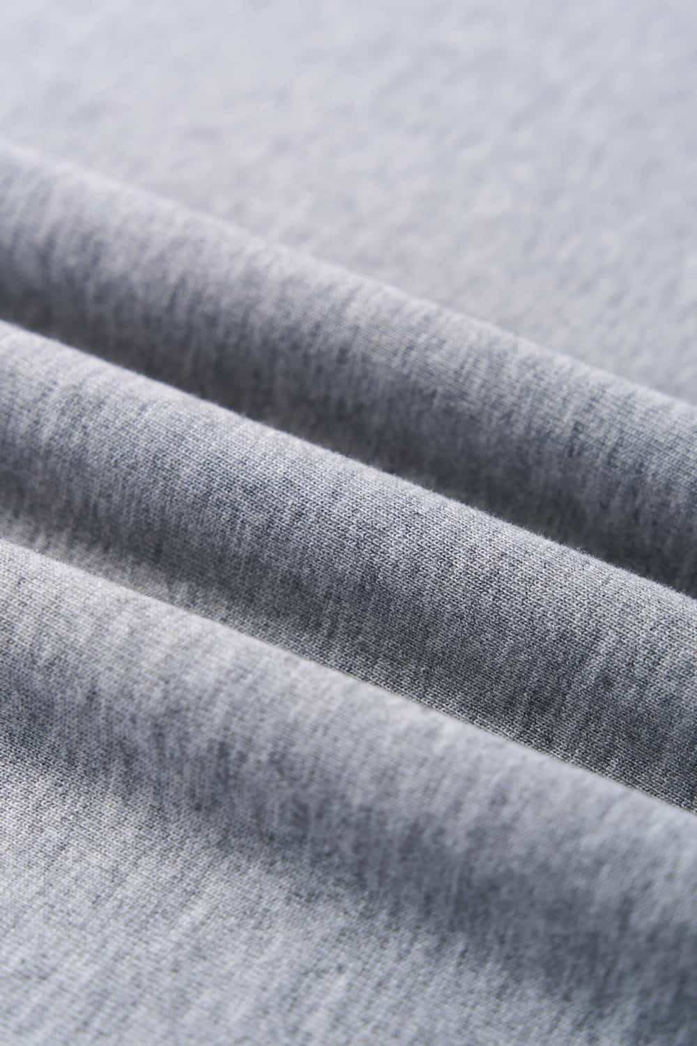 Heavyweight 3D-Cut Cotton Tee - Flower Gray
