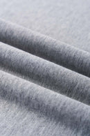 Heavyweight 3D-Cut Cotton Tee - Flower Gray