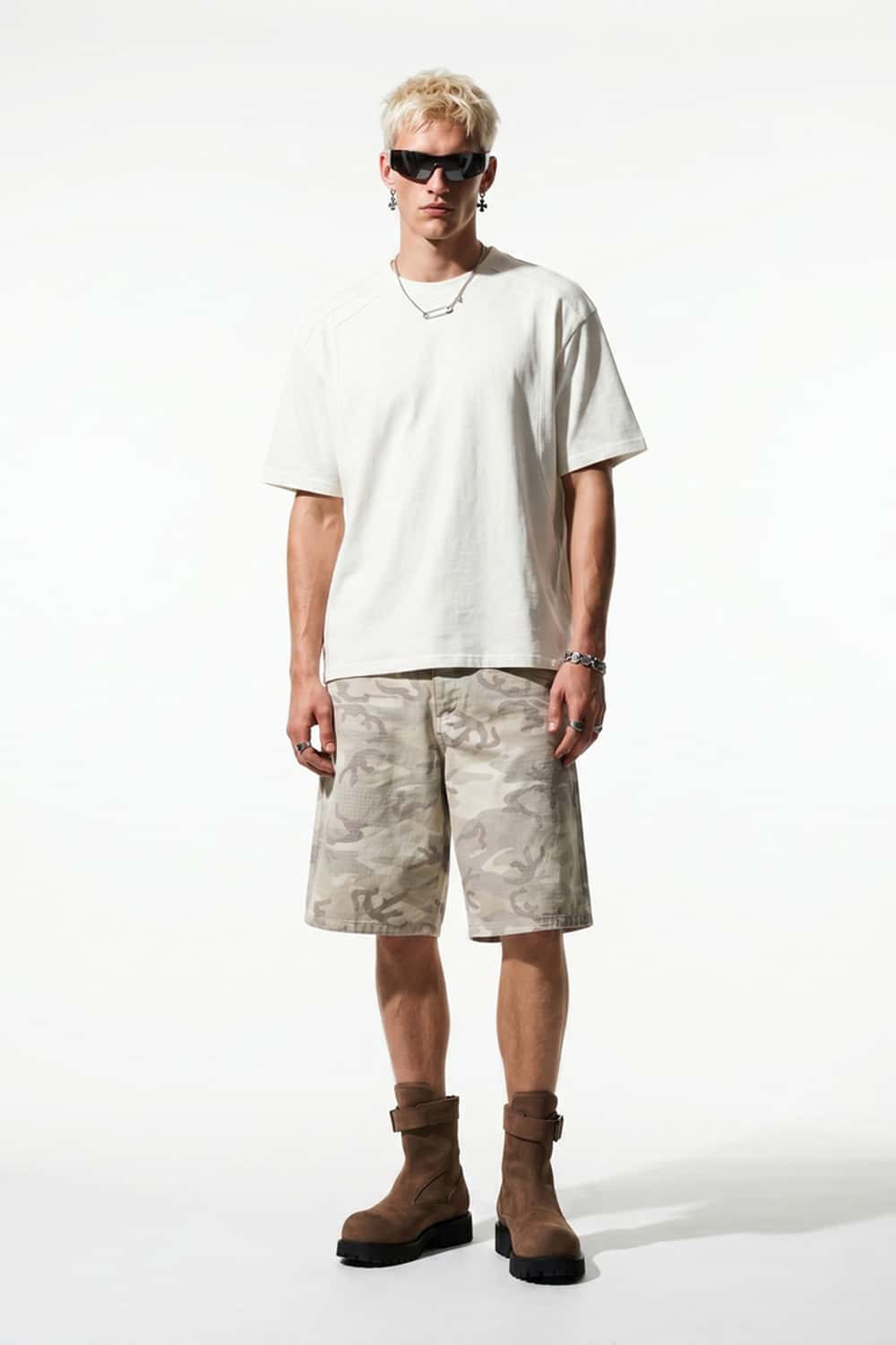 Heavyweight 3D-Cut Cotton Tee - White