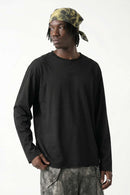 Vintage Cotton Long Sleeve Tee - Active Black