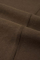 Vintage Cotton Long Sleeve Tee - Coffee