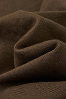 Vintage Cotton Long Sleeve Tee - Coffee