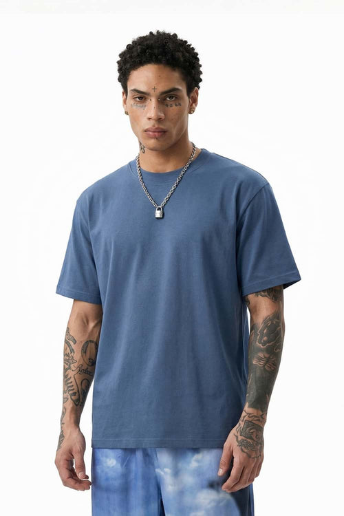 Everyday Crewneck Short Sleeve Tee - Blue