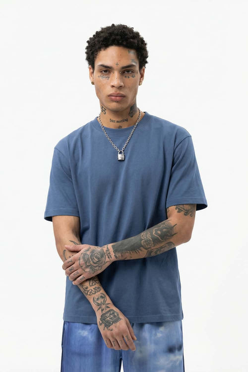 Everyday Crewneck Short Sleeve Tee - Blue