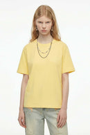 Everyday Crewneck Short Sleeve Tee - Lemon Yellow