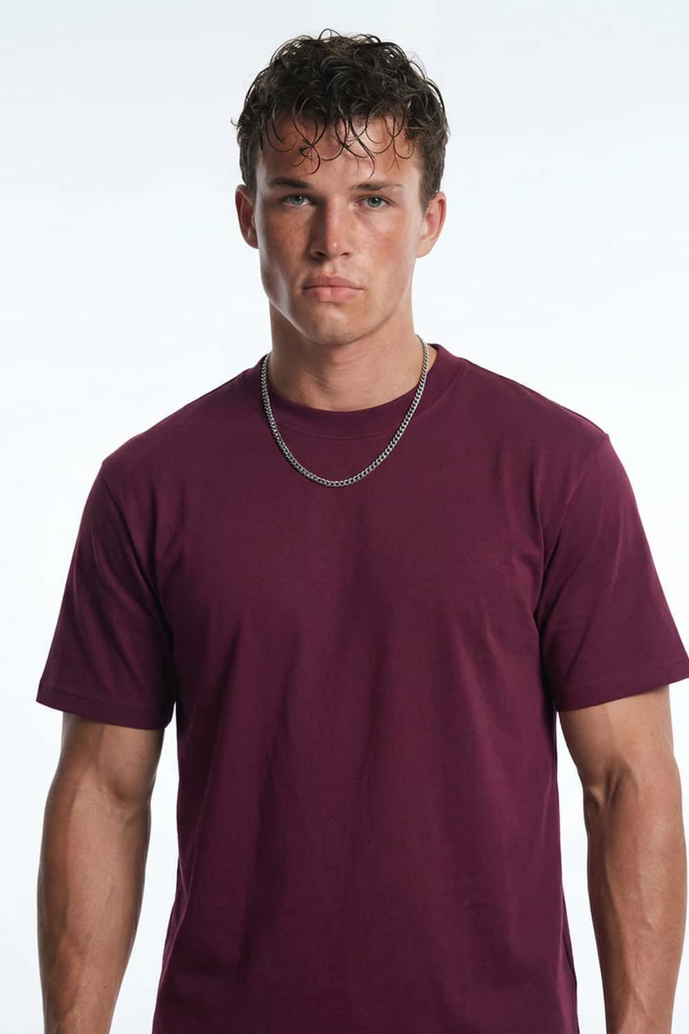 Everyday Crewneck Short Sleeve Tee - Purple