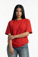 Everyday Crewneck Short Sleeve Tee - Red