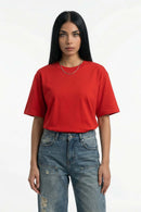 Everyday Crewneck Short Sleeve Tee - Red