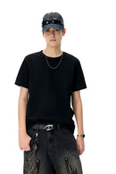 Heavyweight Regular Fit Crewneck T-Shirt - Black