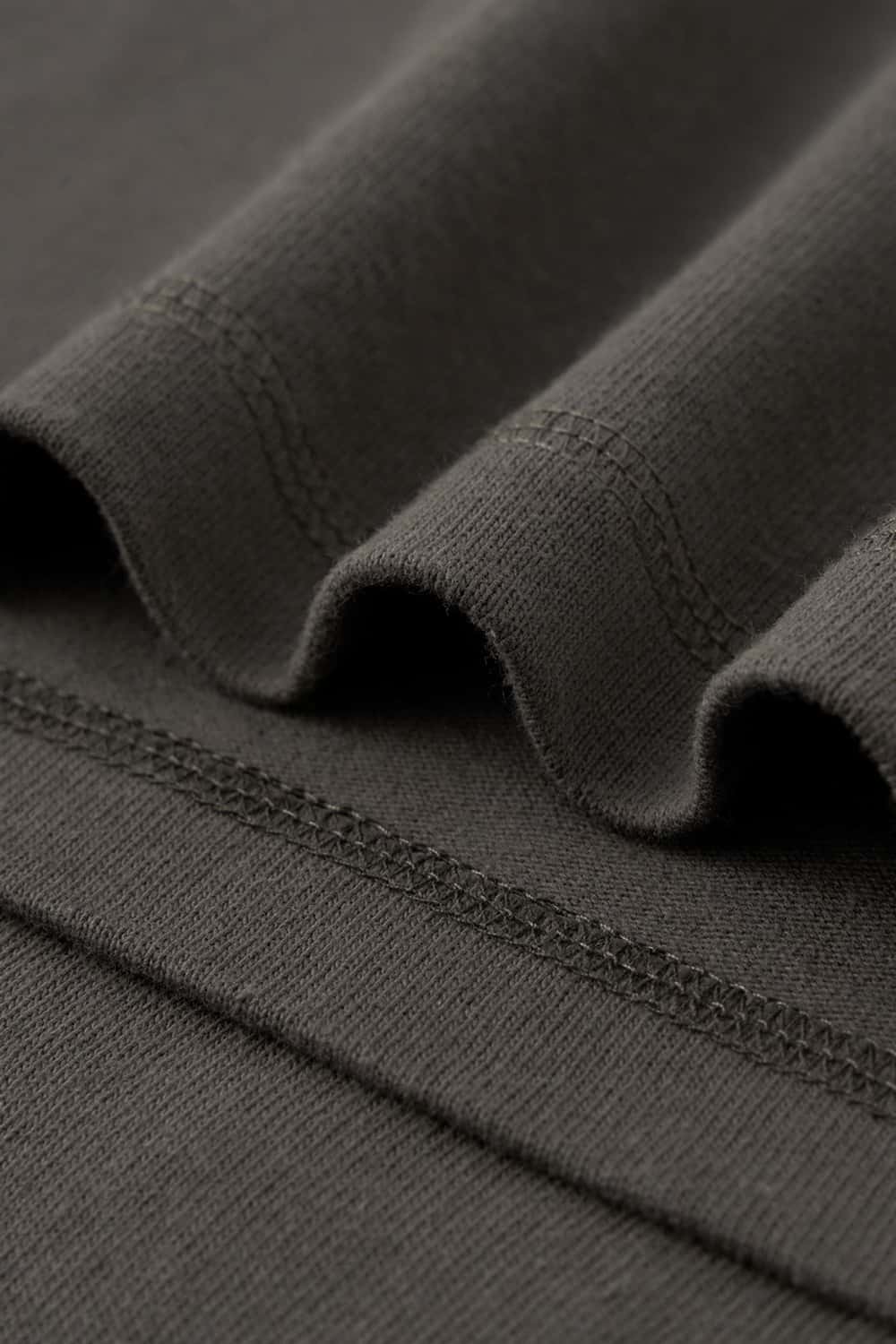 Heavyweight Regular Fit Crewneck T-Shirt - Dark Gray