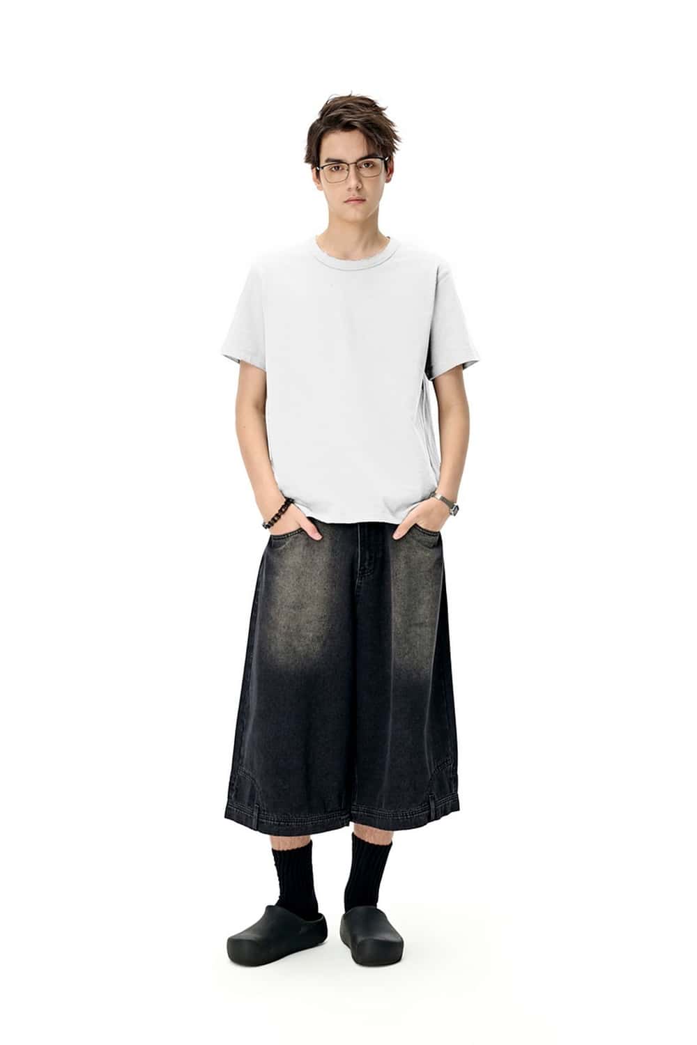 Heavyweight Regular Fit Crewneck T-Shirt - Off White