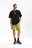 Heavyweight Graphic Loose Fit T-Shirt - Black