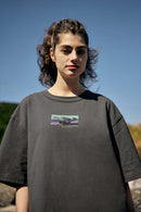 Heavyweight Graphic Loose Fit T-Shirt - Dark Gray