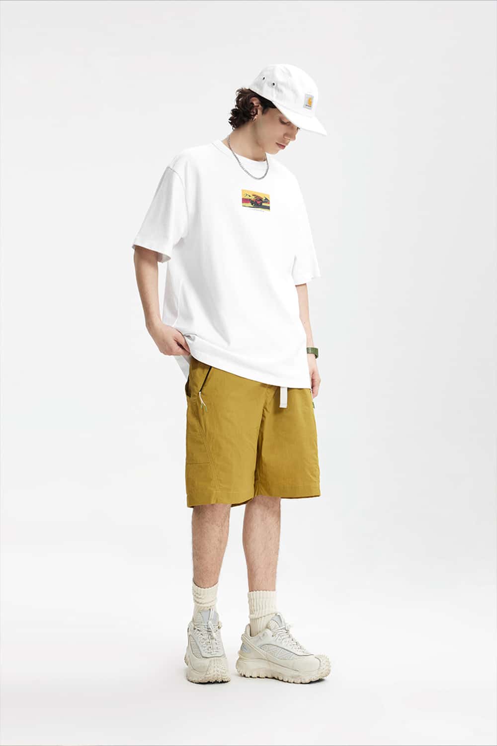 Heavyweight Graphic Loose Fit T-Shirt - Off White
