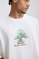 Puff Print Forest Loose T-Shirt - White