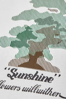 Puff Print Forest Loose T-Shirt - White