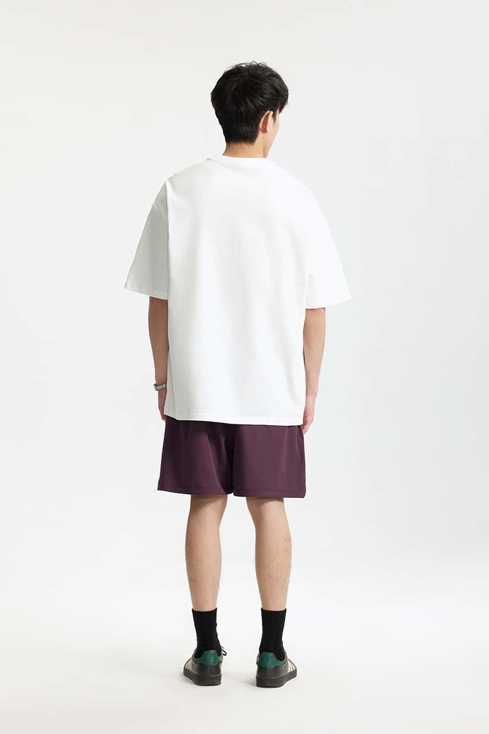 Camping Bear Graphic Loose T-Shirt - White