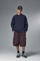 Stretch Fleece Pocket Sweatshirt - Eclipse Blue