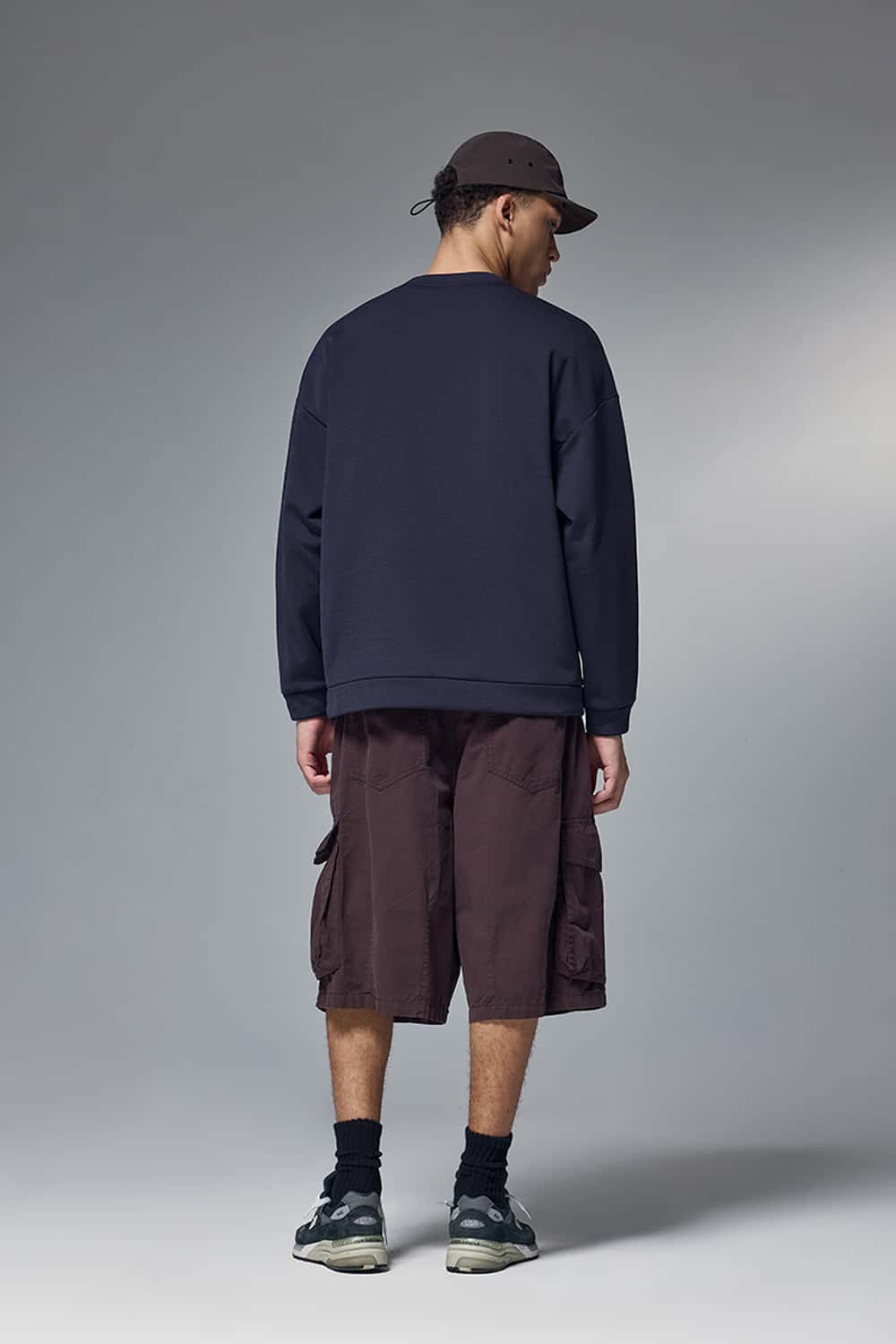Stretch Fleece Pocket Sweatshirt - Eclipse Blue