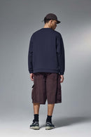 Stretch Fleece Pocket Sweatshirt - Eclipse Blue