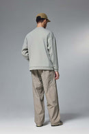 Stretch Fleece Pocket Sweatshirt - Stone Gray
