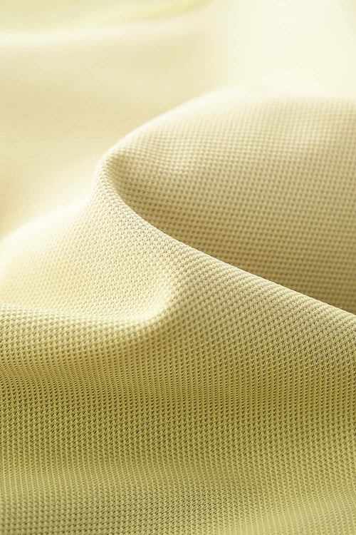 Paneled Quick-Dry Short Sleeve Tee - Yellow