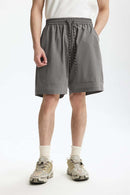 Quick-Dry Drawstring Utility Shorts - Glacier Gray